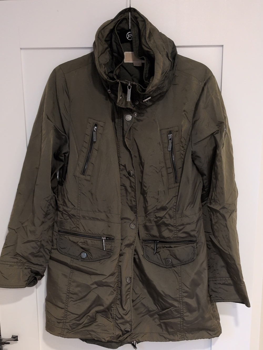 Michael By Michael Kors Olive Green Utility Jacket